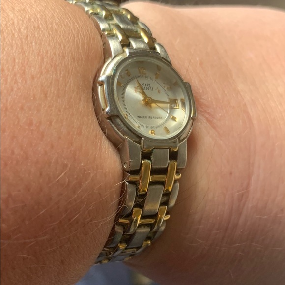 Anne Klein Silver and Gold Ladies Watch - Picture 4 of 4